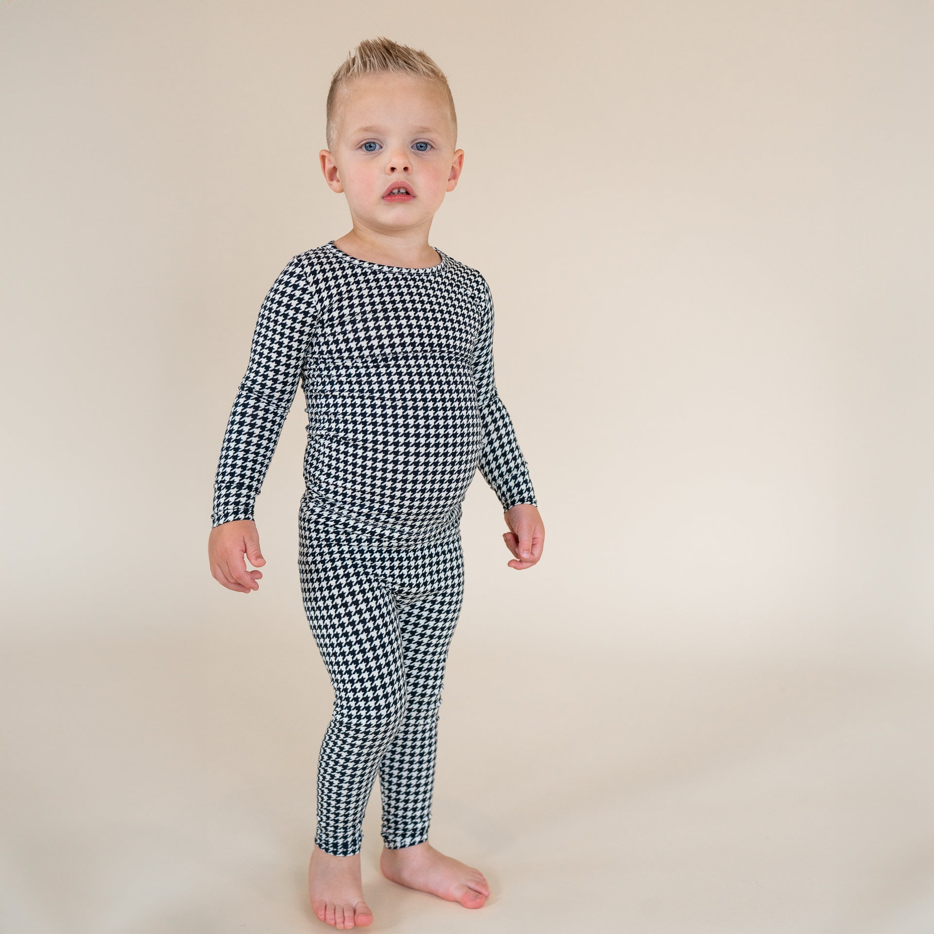 Houndstooth Two Piece Pajamas