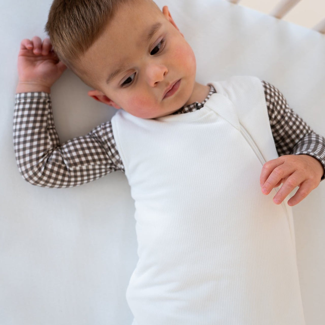 Ribbed Coconut Sleep Sack 1.0 TOG